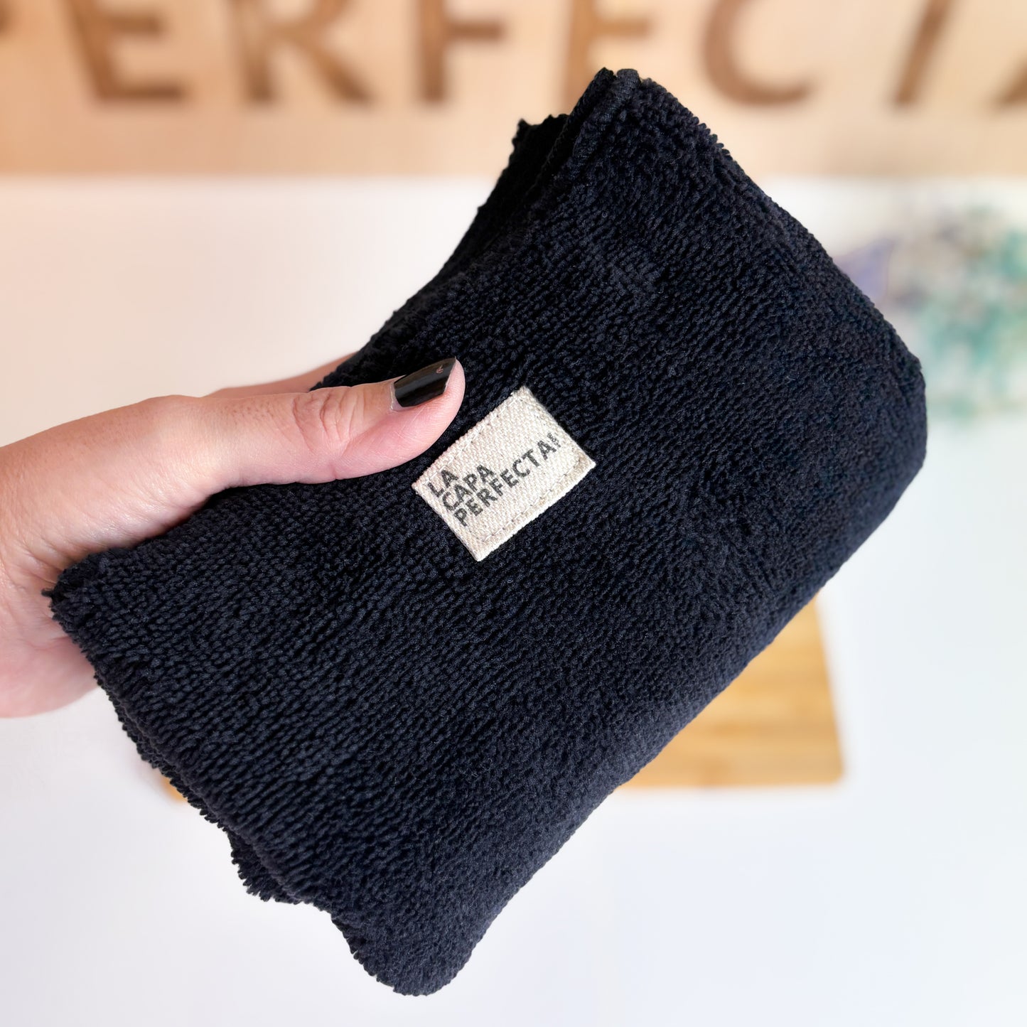 Toallas de bambú para cabello rizado