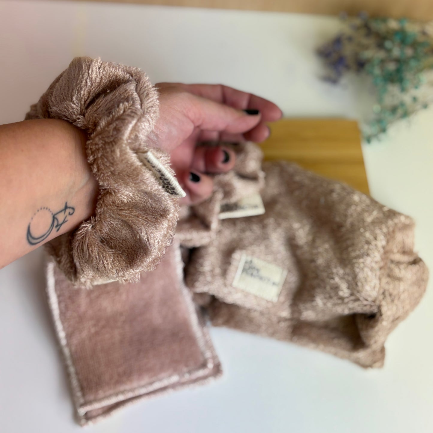 Scrunchies de toalla de Bambú
