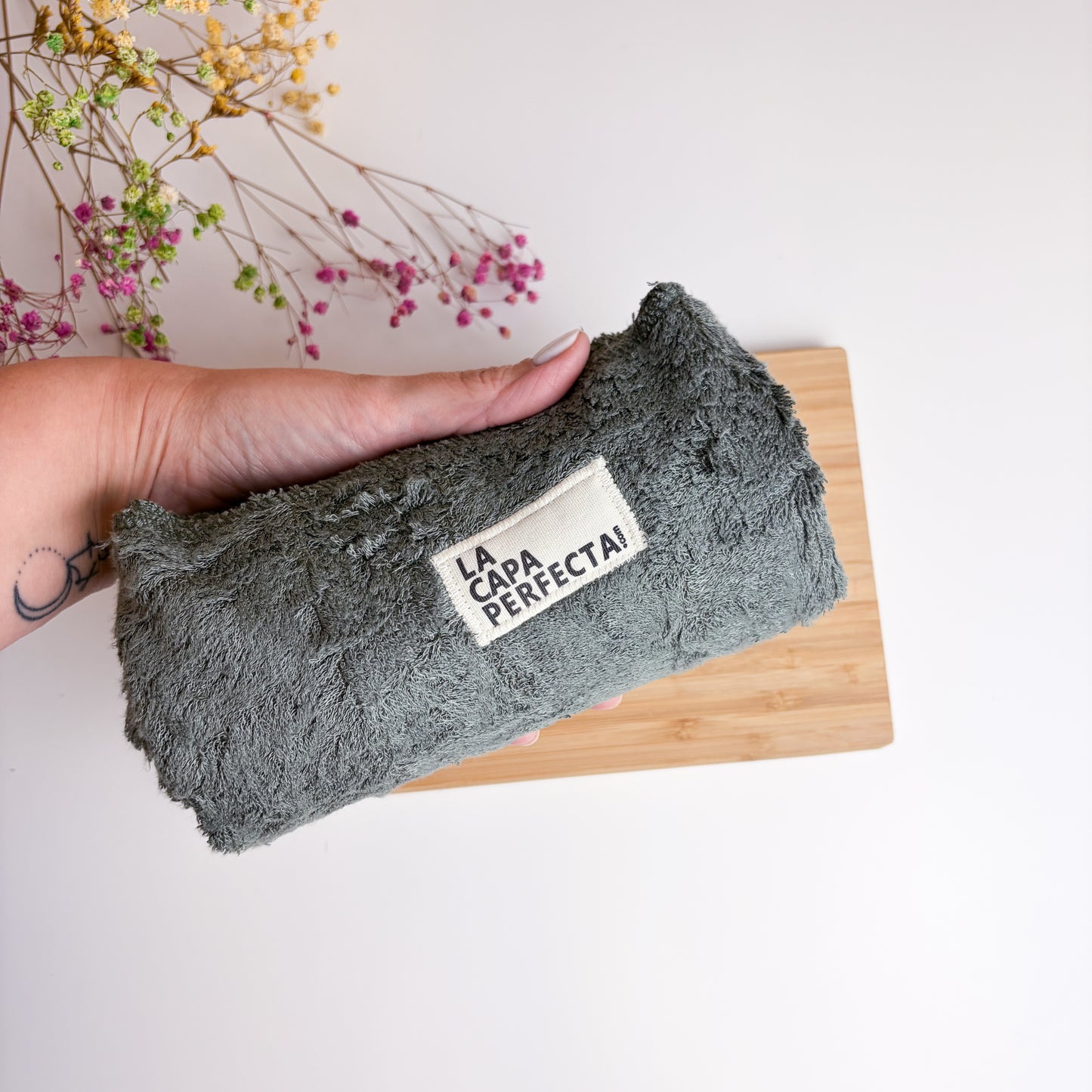 Toallas de bambú para cabello liso