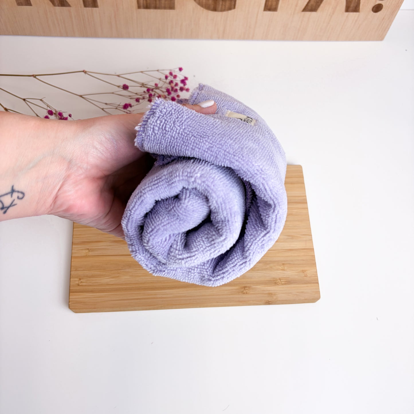 Toalla de Bambú para Cabello Rizado